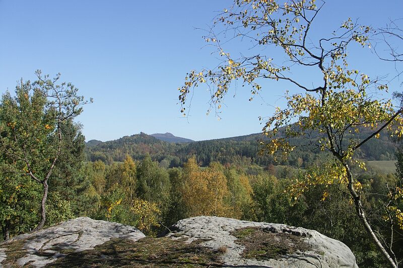 In der Kunnersdorfer Schweiz, Blick auf den Hochwald