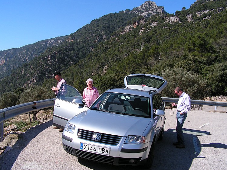 Der erste Pass vor Soller