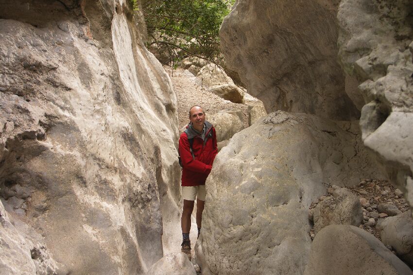 in der Schlucht