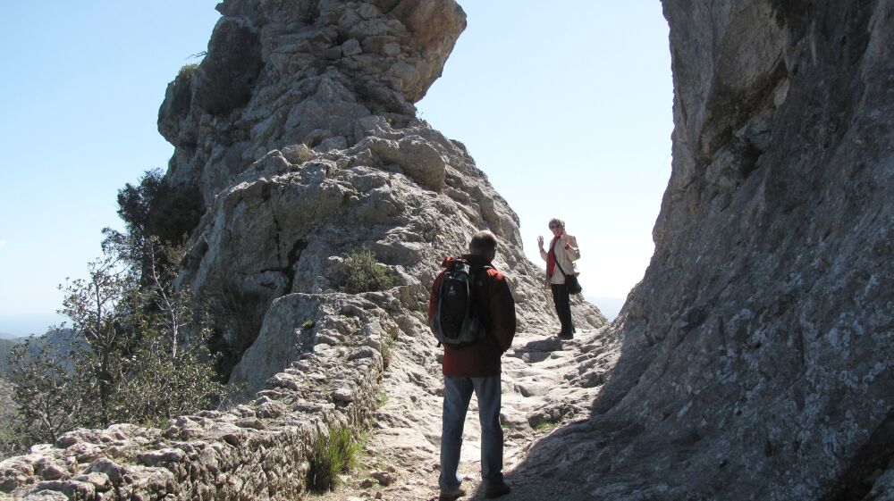 Iauf dem Pilgerweg Caimari zum Kloster Lluc
