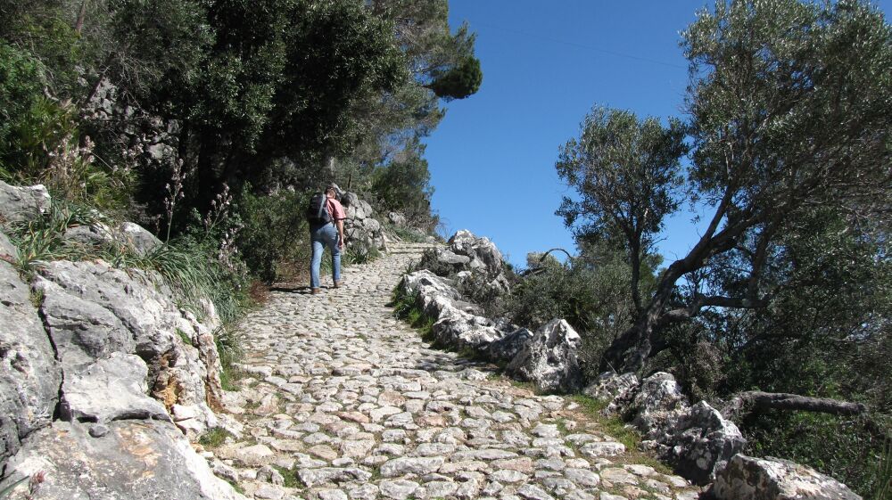 Weg zum Puig Maria