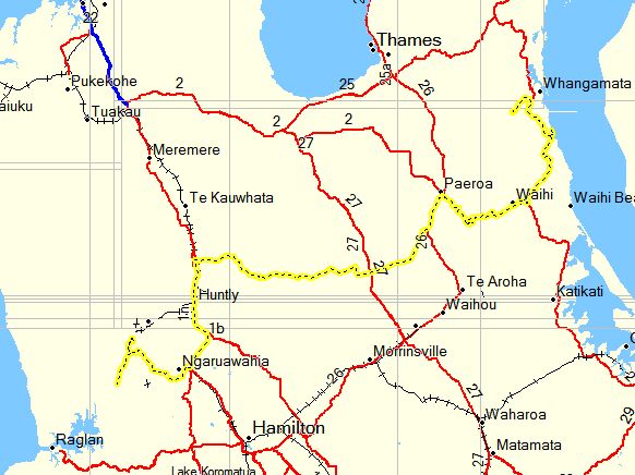 Route am 07. Januar