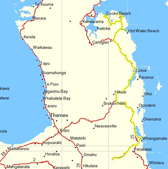 Route am 8. Januar