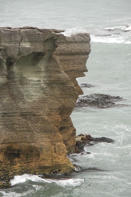 Pancake Rocks, zerklüftete Sinterterrassen