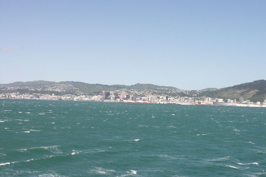 Und schon liegt Wellington vor uns