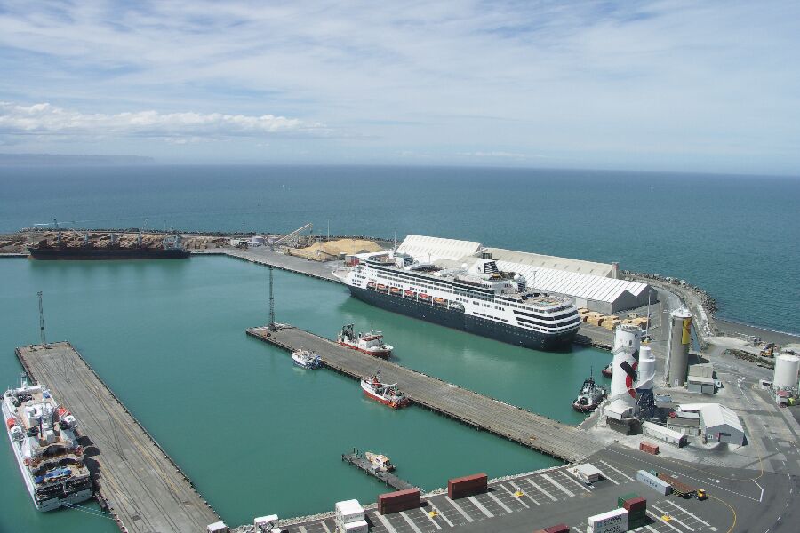 Hafen in Napier