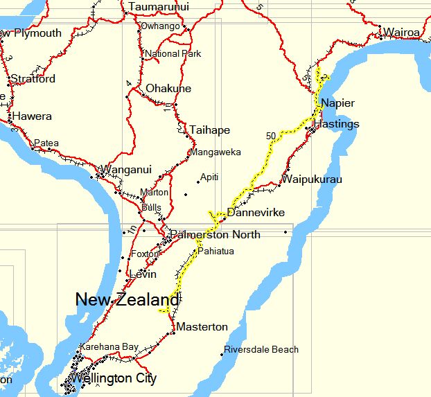 heutige Route