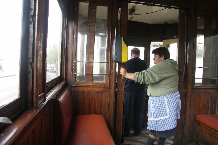 Tram nach Foz ans Meer