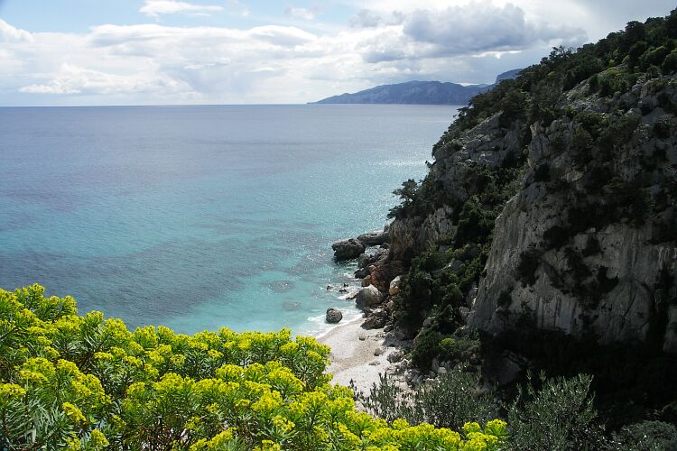 Cala Gonone, sieht toll aus, waren aber nur 5 Grad (plus)
