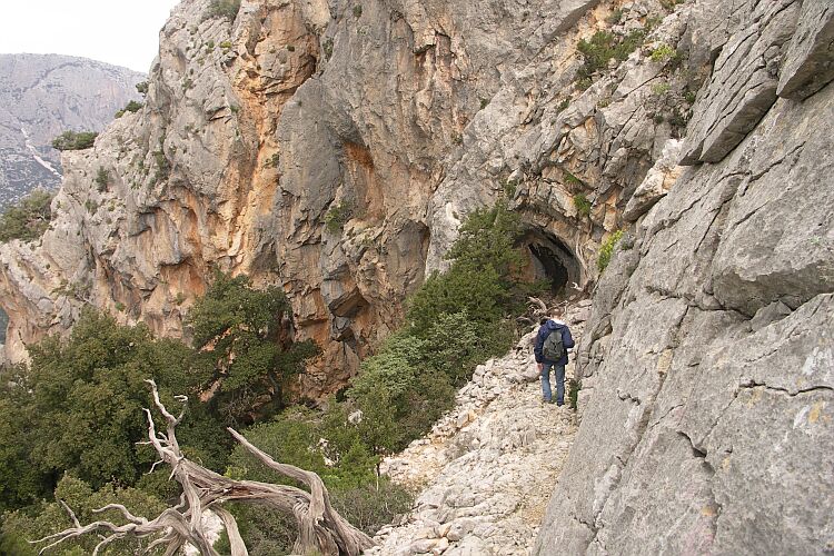 Aufstieg zum Monte Tiscali,