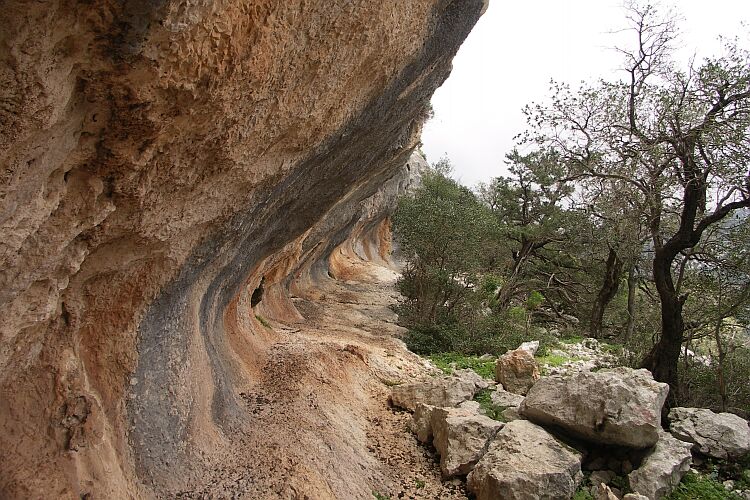 Aufstieg zum Monte Tiscali,