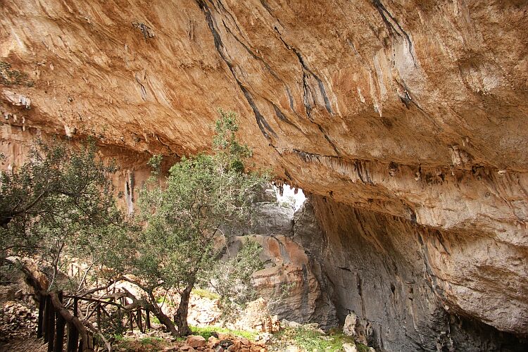 in der Doline des Monte Tiscali