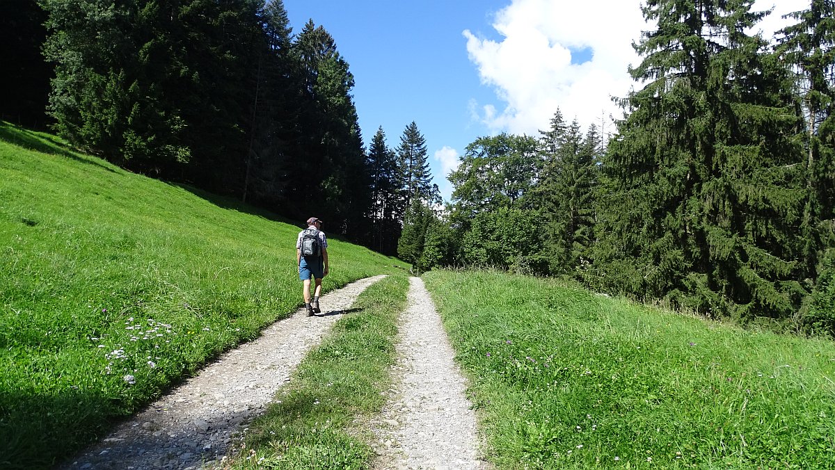leichter Aufstieg