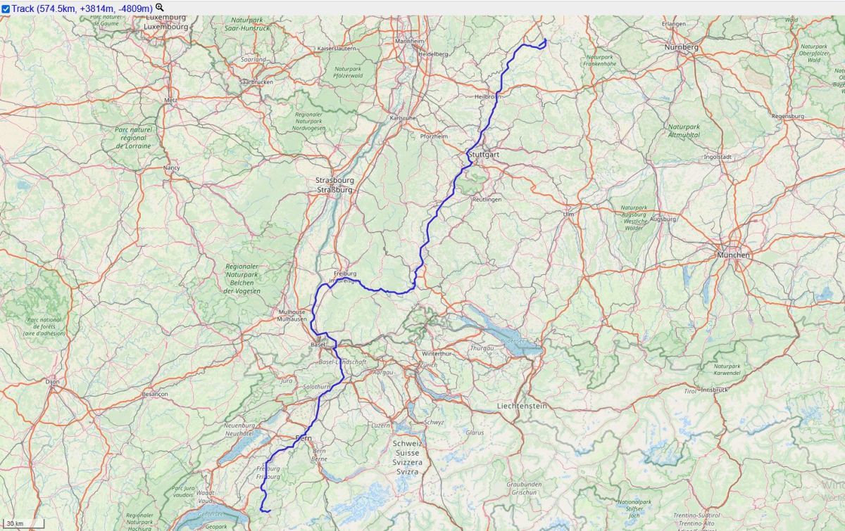 Trackaufzeichnung