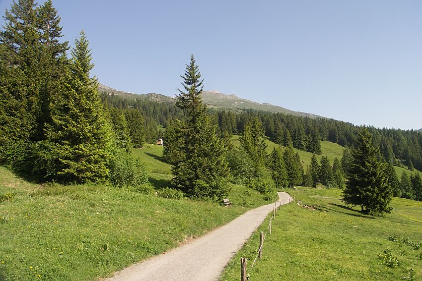 Beginn der Wanderung
