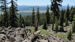 Ausblicke von Crater Lake