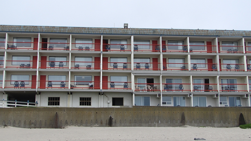Plattenbau am Strand